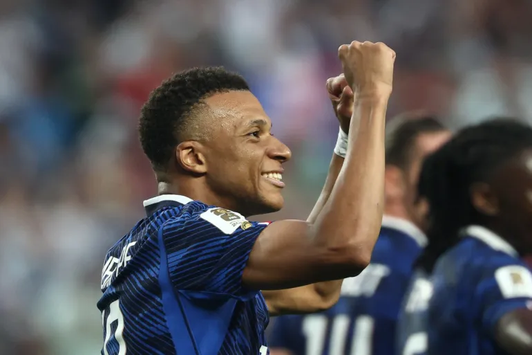 Mbappe Equals World Cup Record as France Downs Iraq in Stormy Win