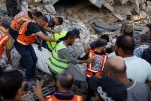 Gaza Residential Building Collapse Claims 20 Lives