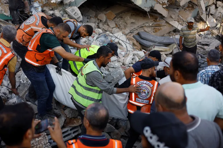 Gaza Residential Building Collapse Claims 20 Lives