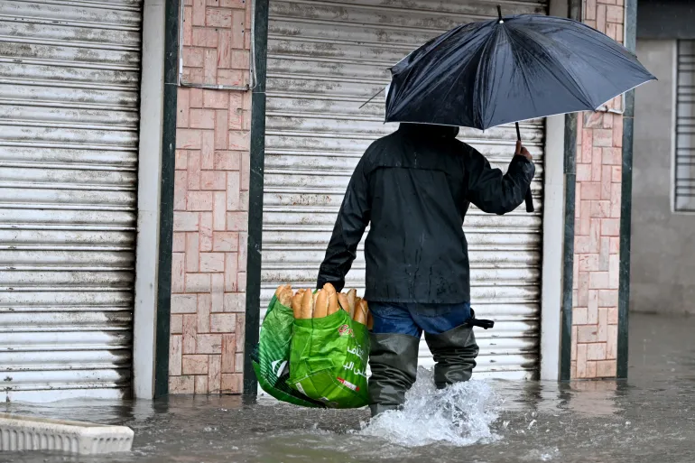 Chaos in Tunis: Flash Floods Paralyze Capital City
